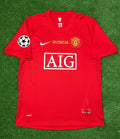 Jersey Manchester United 2007/2008 Final Champions Ronaldo